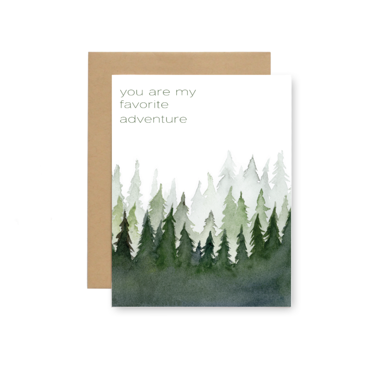 Favorite Adventure Greeting Card
