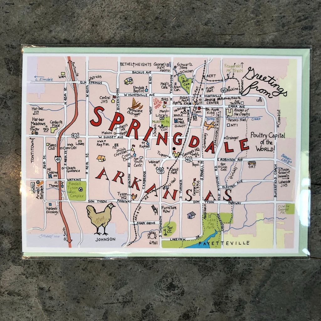 Springdale Color Greeting Card