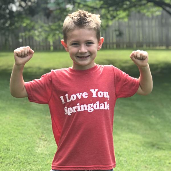 I Love You Springdale Youth T-Shirt