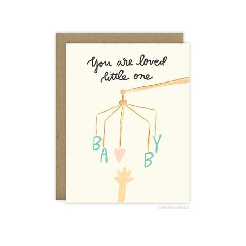 Loved Little One- Baby Greeting Card
