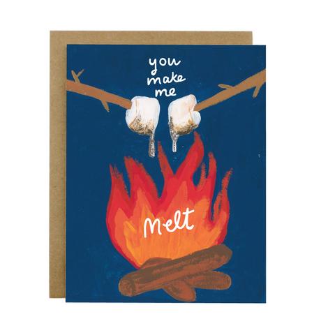 You Make Me Melt Greeting Card