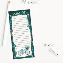 Bicycle Market List Notepad