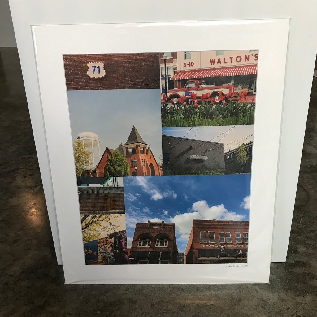 Whitney Scott Photography Bentonville Matted Collage Print (20x24)