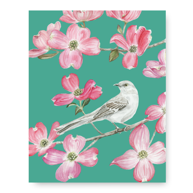 Bird & Bloom Greeting Card