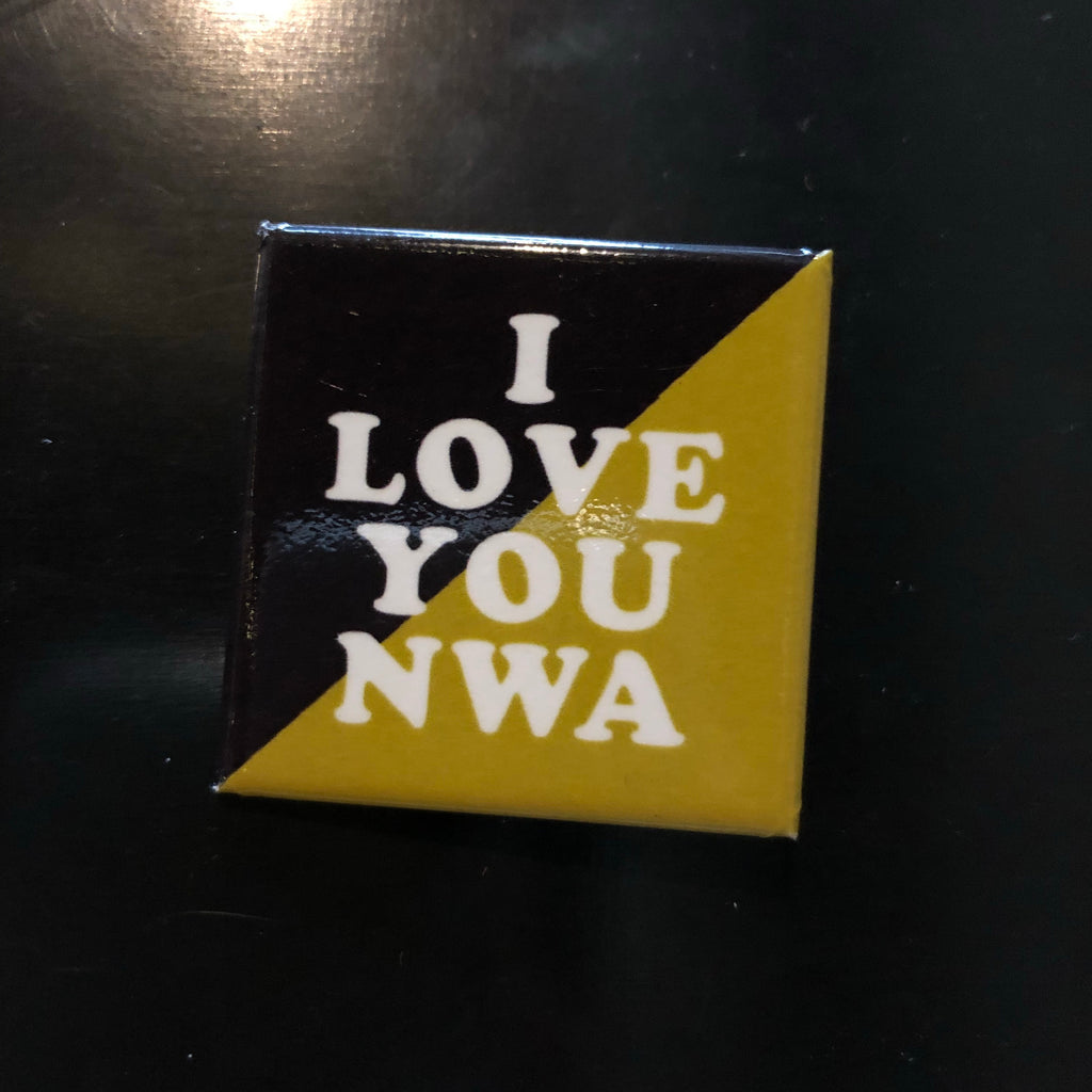 I Love NWA Pin