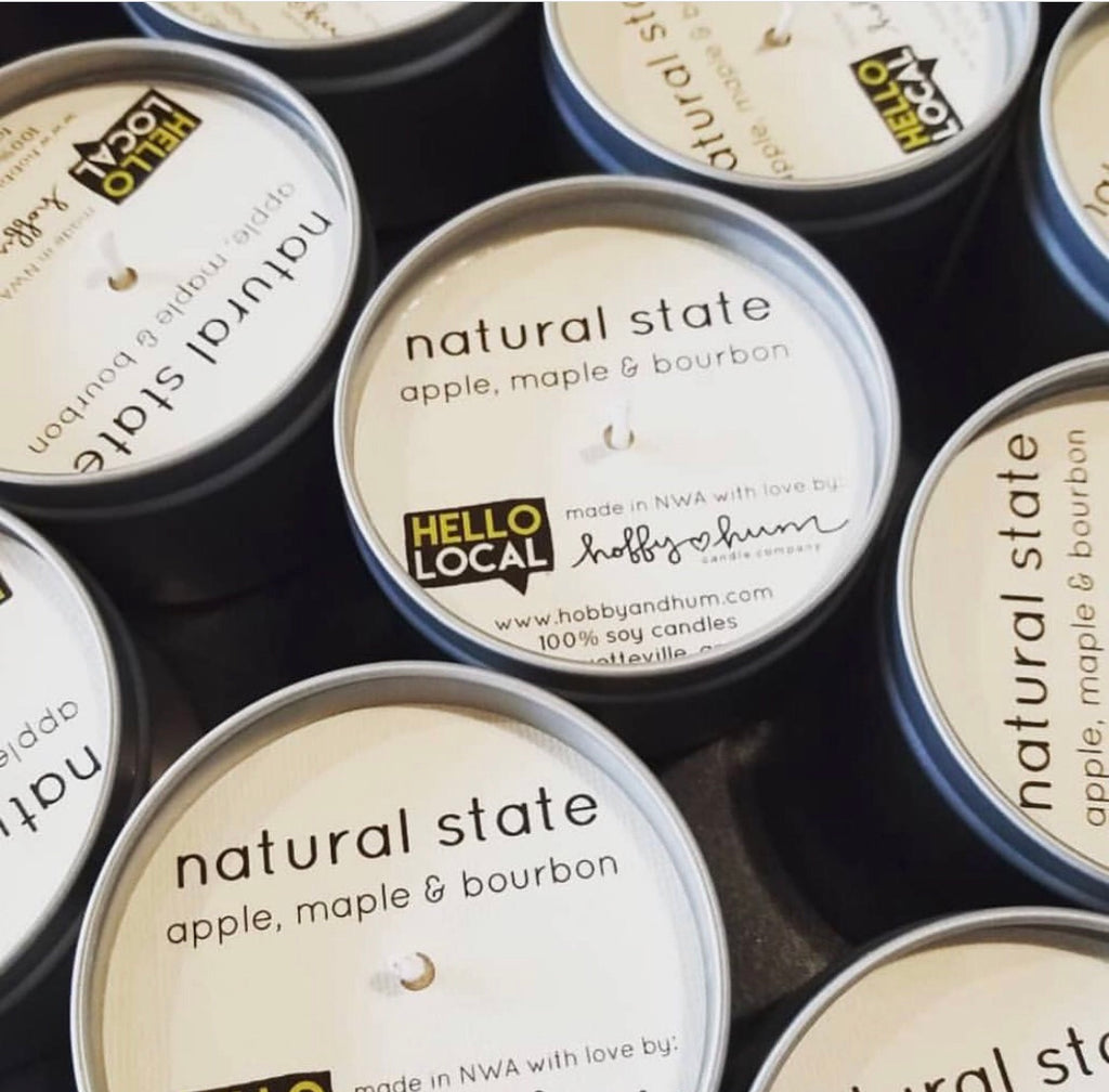 Natural State (Apple, Maple & Bourbon) Candle Tin